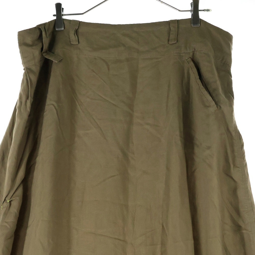 Y's(ワイズ) Rayon Long Skirt YE-S02-206 レーヨン ロングスカート ブラック レディース