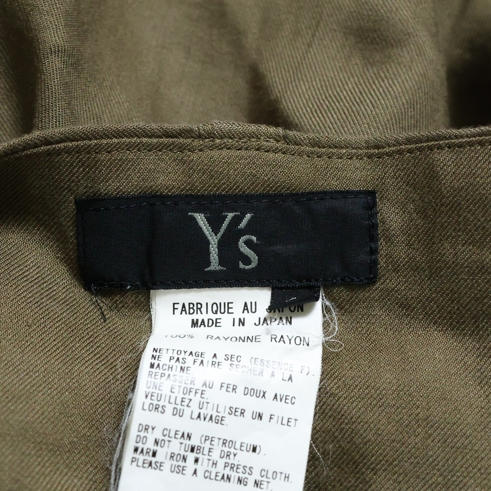 Y's(ワイズ) Rayon Long Skirt YE-S02-206 レーヨン ロングスカート ブラック レディース