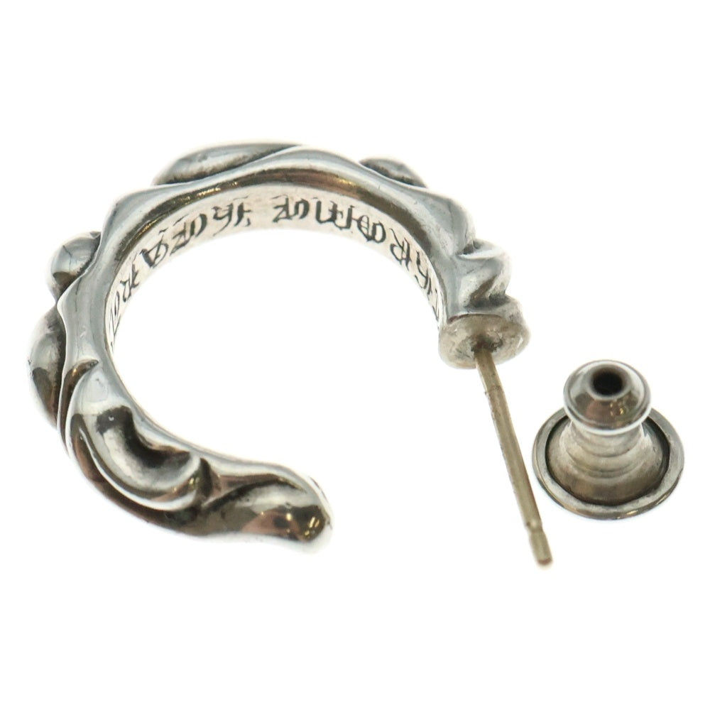 CHROME HEARTS(クロムハーツ) HOOP SCROOL スクロール フープピアス シルバー BCA102