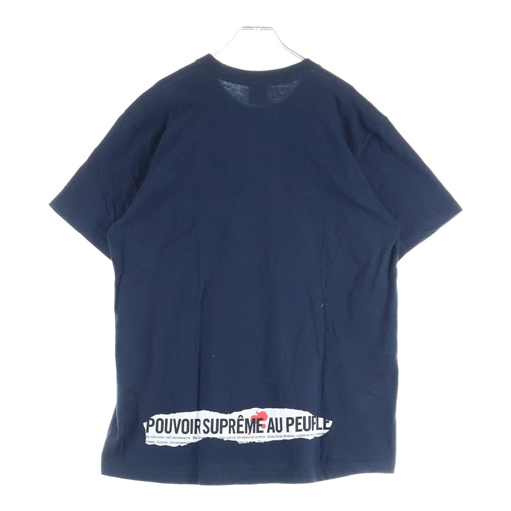 SUPREME(シュプリーム) 19SS Headline Tee ヘッドライン バックプリント 半袖Tシャツ カットソー ネイビー