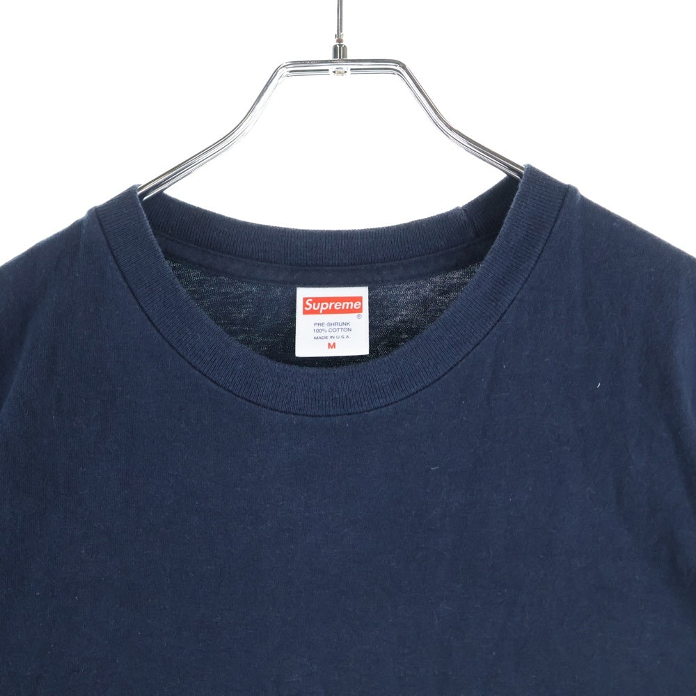 SUPREME(シュプリーム) 19SS Headline Tee ヘッドライン バックプリント 半袖Tシャツ カットソー ネイビー