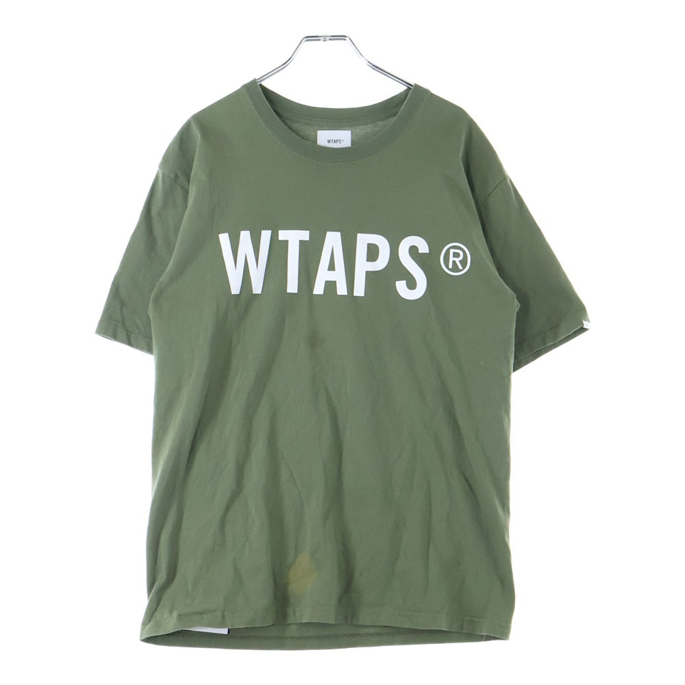 WTAPS(ダブルタップス) 21SS GPS SS TEE 211PCDT-ST05S 両面ロゴプリント 半袖Tシャツ カットソー カーキ