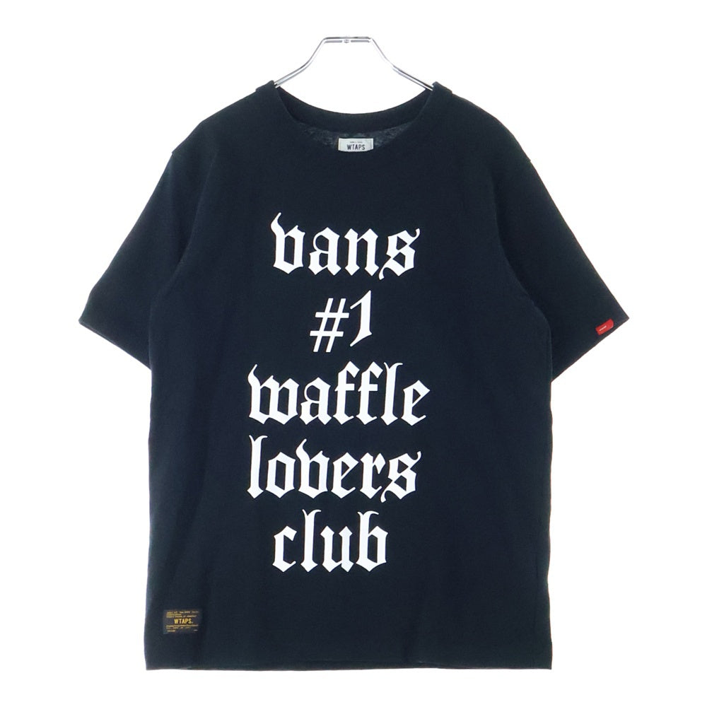WTAPS(ダブルタップス) 16SS VANS VAULT DESIGN TEE 161ATVND-CSM01S バンズボルト 半袖Tシャツ カットソー ブラック