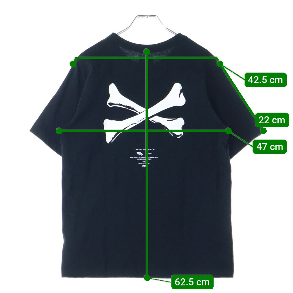 WTAPS(ダブルタップス) 16SS VANS VAULT DESIGN TEE 161ATVND-CSM01S バンズボルト 半袖Tシャツ カットソー ブラック