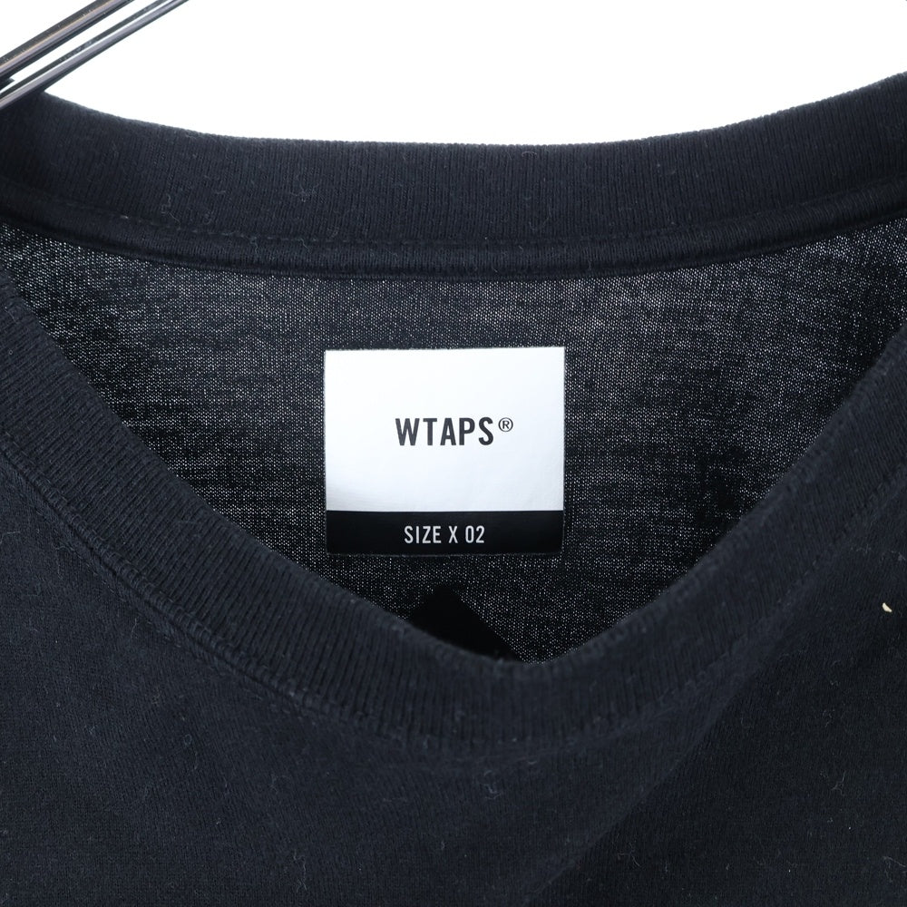 WTAPS(ダブルタップス) 20AW 40PCT UPARMORED L/S 202ATDT-LT02S バックプリント クルーネック長袖Tシャツ ホワイト