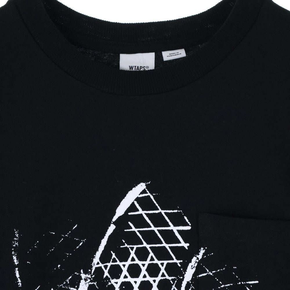 WTAPS(ダブルタップス) 20AW ×VANS Short Sleeve Shirt VN0A4TRDBLK バンズ 両面プリント 半袖Tシャツ カットソー ブラック