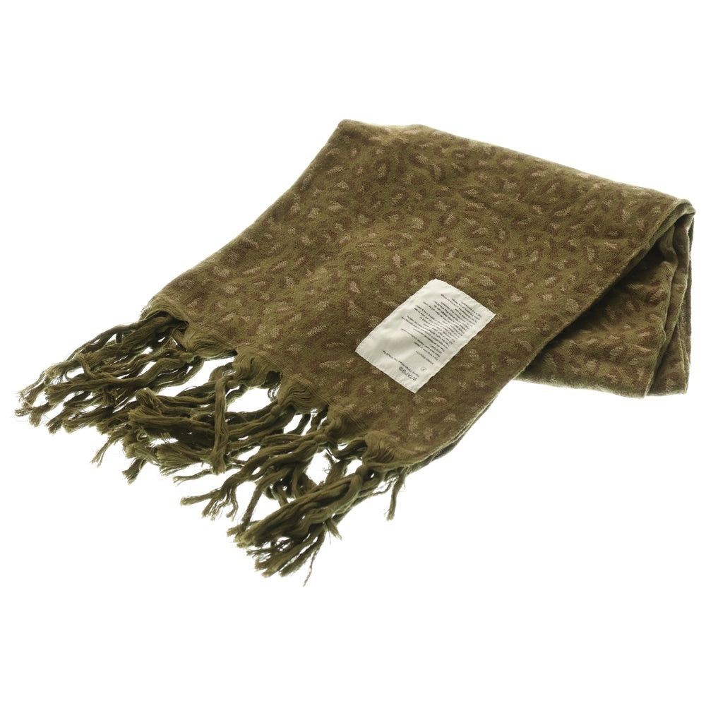 WTAPS(ダブルタップス) SHEMAGH SCARF レオパード柄 シェマグスカーフ マフラー カーキ