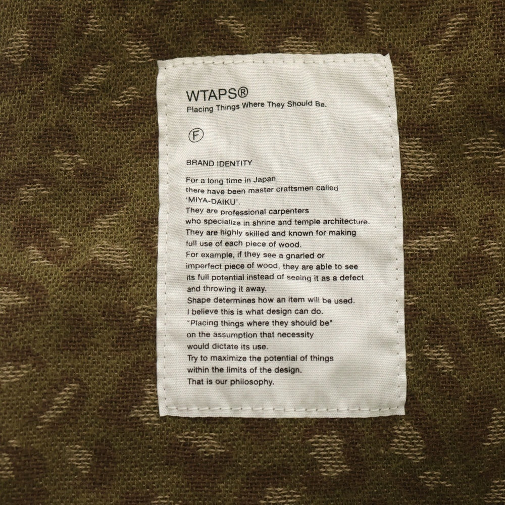 WTAPS(ダブルタップス) SHEMAGH SCARF レオパード柄 シェマグスカーフ マフラー カーキ