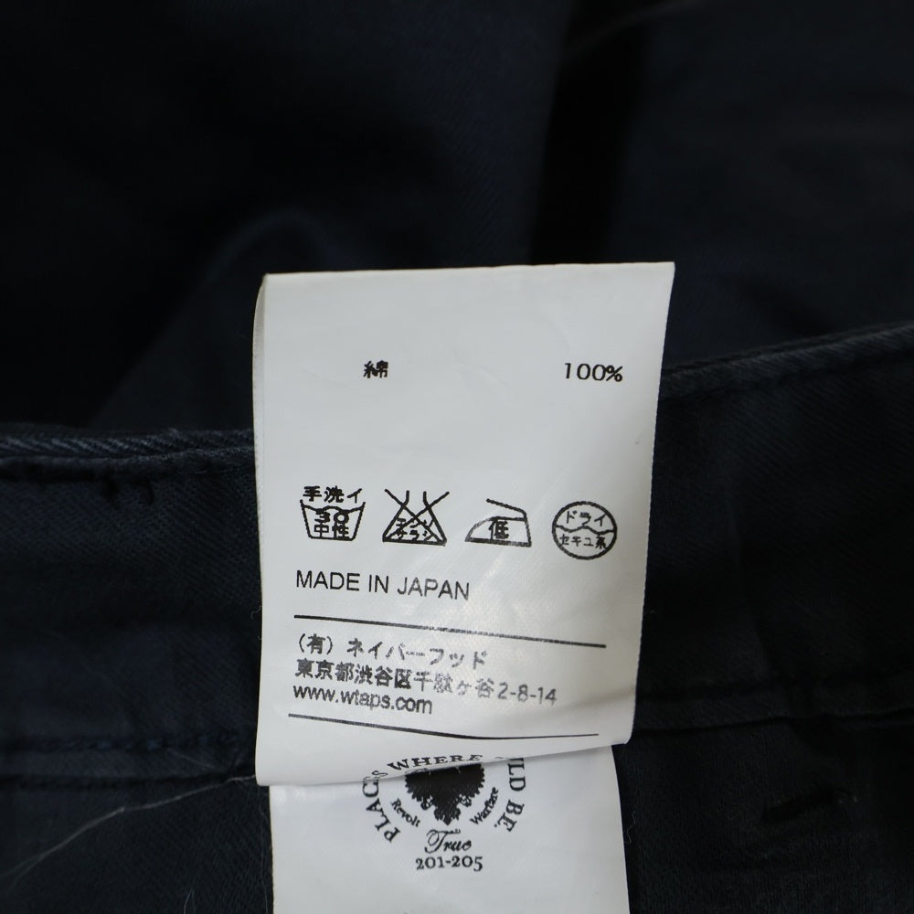 WTAPS(ダブルタップス) 15AW KHAKI TIGHT 152LTDT-PTM04 チノ ストレートパンツ ネイビー