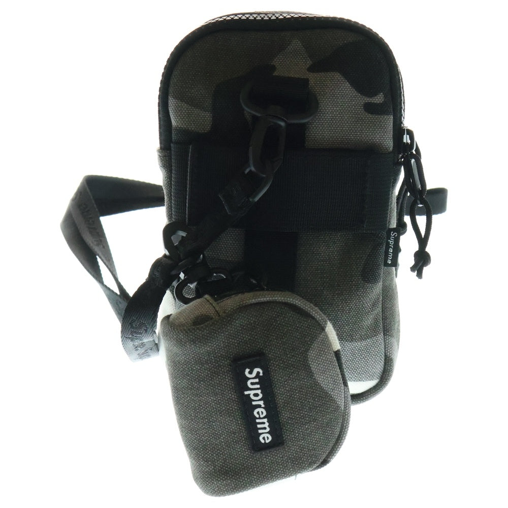SUPREME(シュプリーム) 25SS Camera Bag+Mini Pouch スモールボックスロゴ カメラバッグ ミニポーチ付 カモフラ グレー