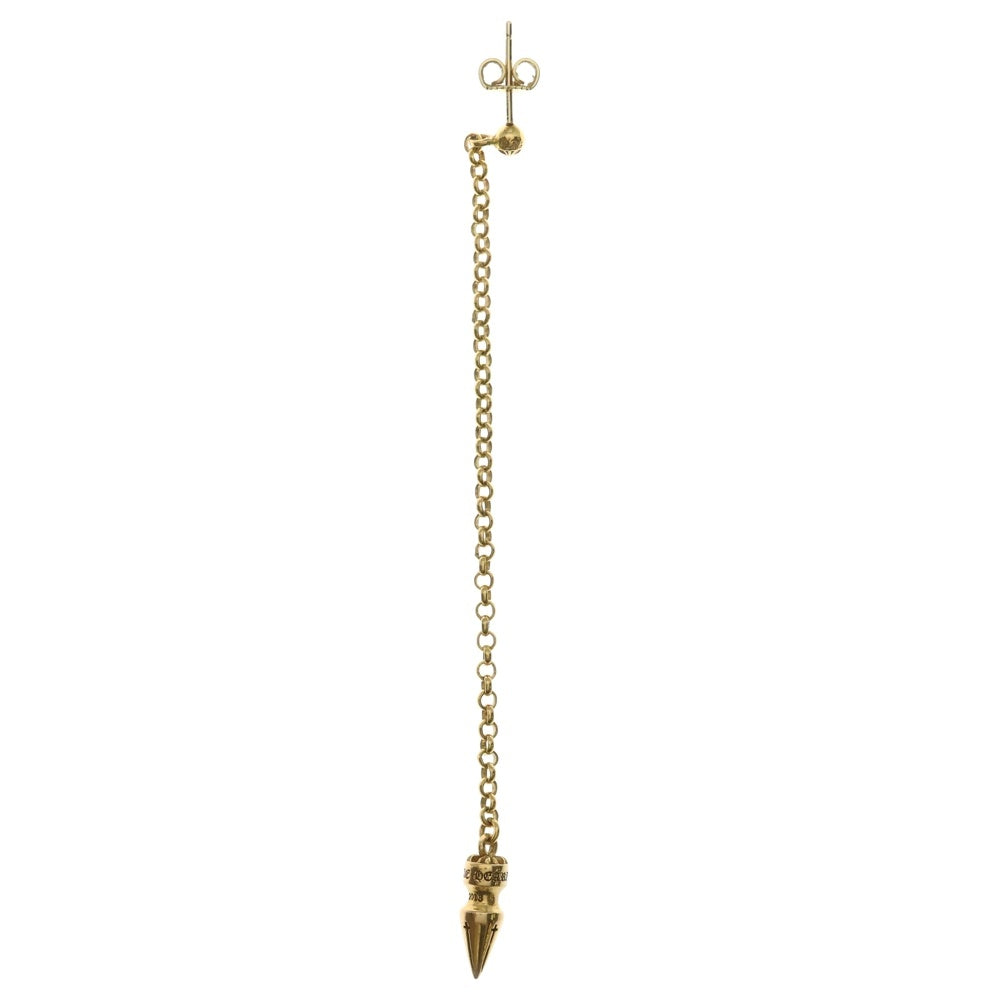 CHROME HEARTS(クロムハーツ) 22K CHAIN SPIKE DROP チェーンドロップスパイクピアス ゴールド
