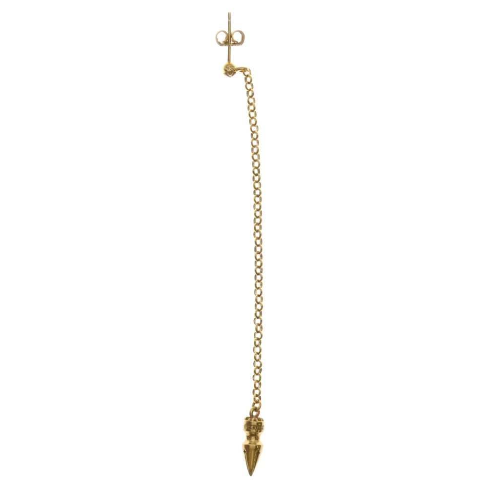 CHROME HEARTS(クロムハーツ) 22K CHAIN SPIKE DROP チェーンドロップスパイクピアス ゴールド