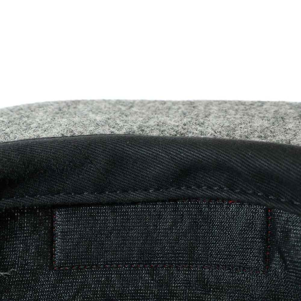 SUPREME(シュプリーム) 12AW Harris Tweed Camp Cap ハリスツイード ボックスロゴキャンプキャップ 帽子 グレー
