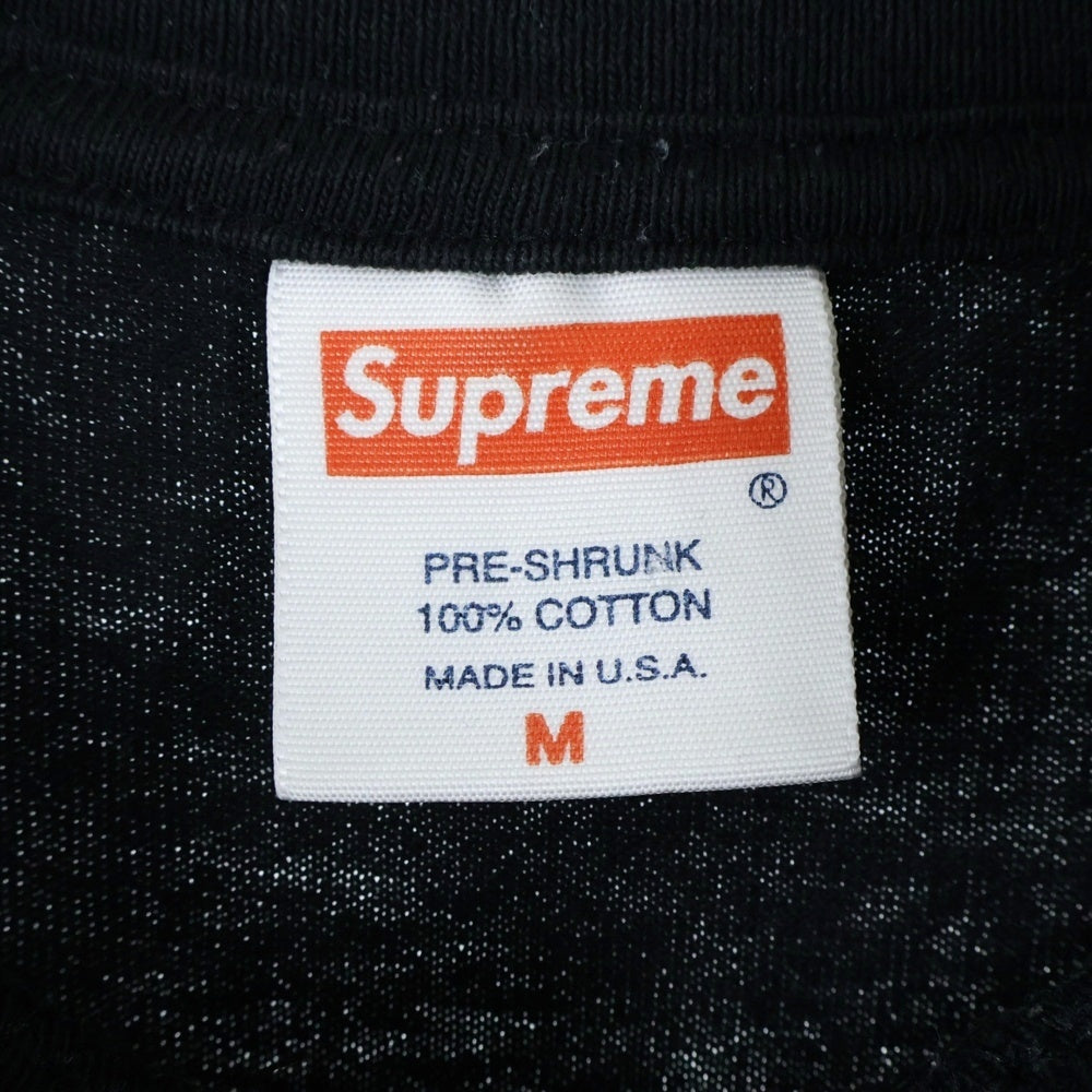 SUPREME(シュプリーム) 05SS Getting Restless Spray ピーターサヴィル ザ ユース スプレープリント半袖Tシャツ カットソー ブラック