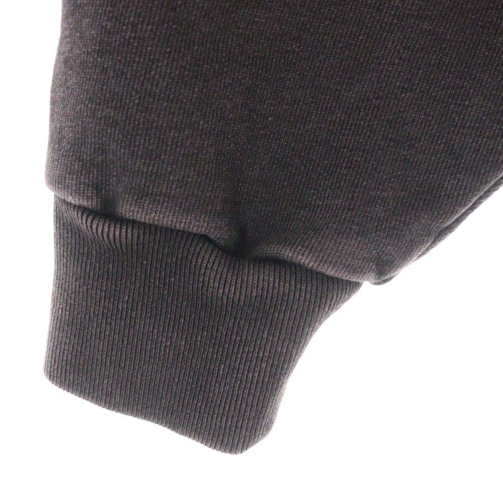 KITH(キス) 24AW NELSON QUARTER ZIP ウォッシュドハーフジップスウェット ブラウン