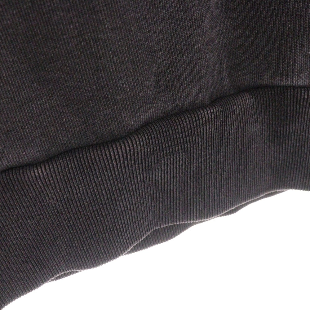 KITH(キス) 24AW NELSON QUARTER ZIP ウォッシュドハーフジップスウェット ブラウン