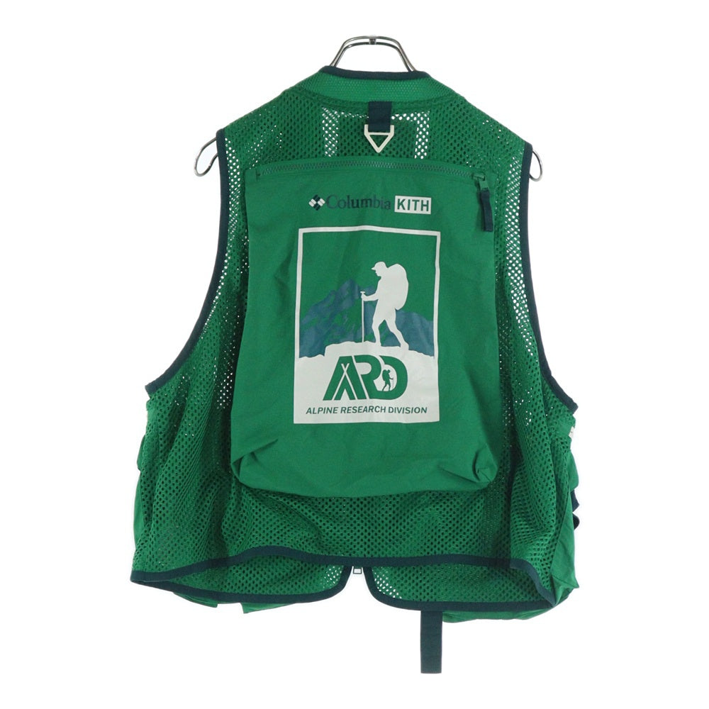 KITH(キス) 24SS×Columbia Utility Vest コロンビア ユーティリティーベスト グリーン