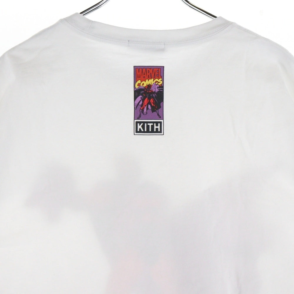 KITH(キス) 24SS Marvel Magneto Vintage Tee マーベル マグニートー ヴィンテージプリント半袖Tシャツ ホワイト
