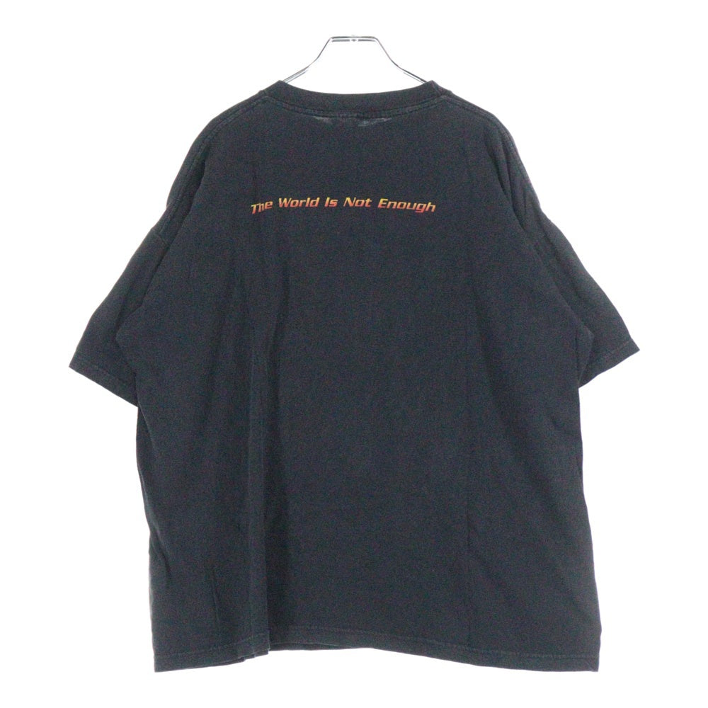VINTAGE(ヴィンテージ) 90s VINTAGE James Bond 007 The World Is Not Enough ジェームズボンド ムービープリント半袖Tシャツ ブラック
