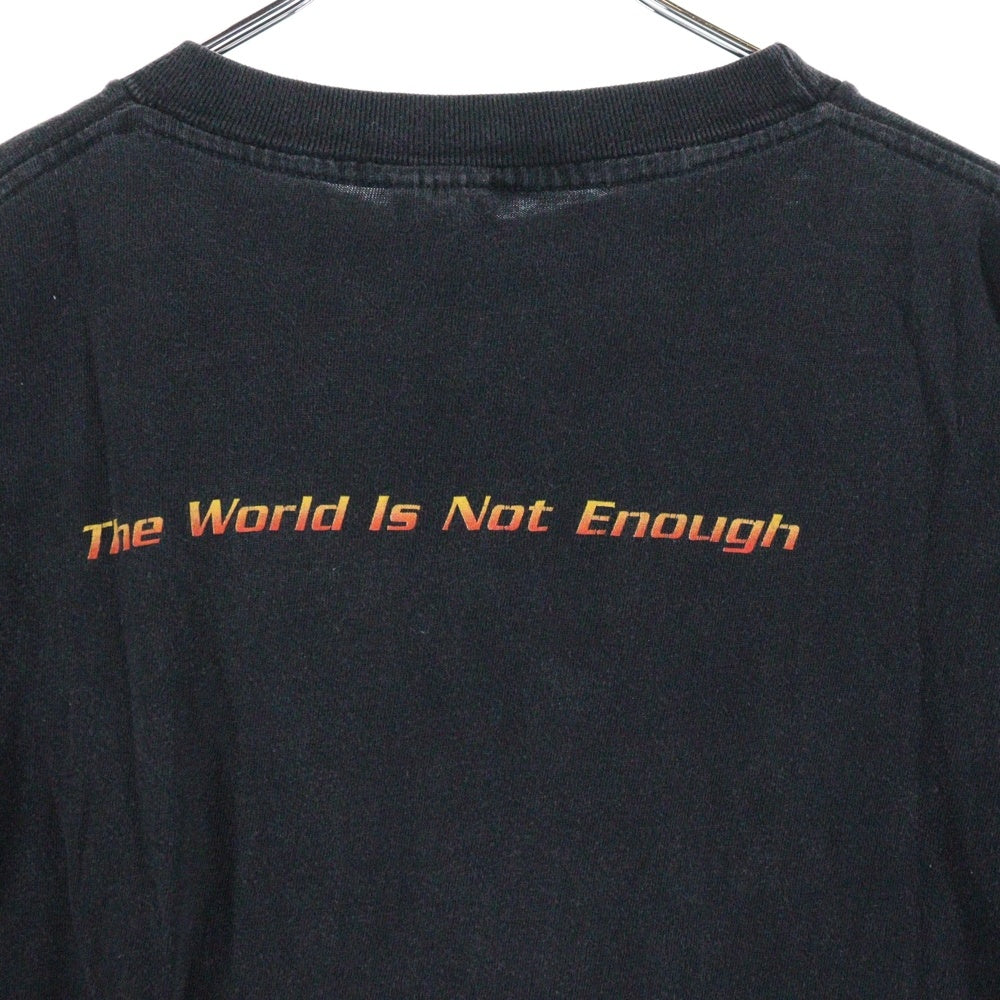 VINTAGE(ヴィンテージ) 90s VINTAGE James Bond 007 The World Is Not Enough ジェームズボンド ムービープリント半袖Tシャツ ブラック