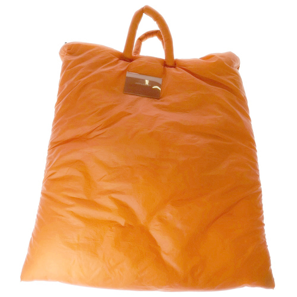 OUR LEGACY(アワーレガシー) BIG PILLOW TOTE Eld Rubberized Nylon A2238BE ビック ピロートート ナイロントートバック オレンジ