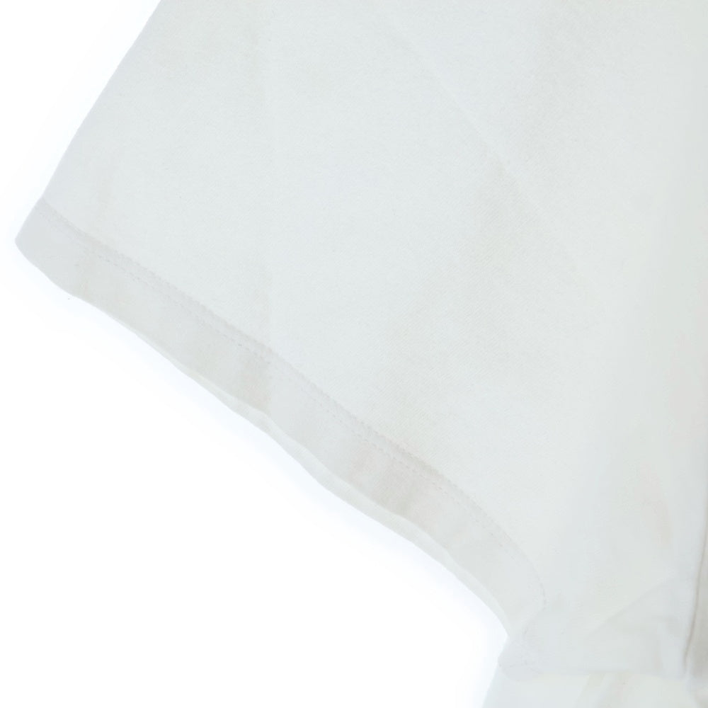 A.P.C(アーペーセー) PETITE RUE MADAME TEE 25082-1-93305 フロントロゴ刺繍 半袖Tシャツ カットソー ホワイト
