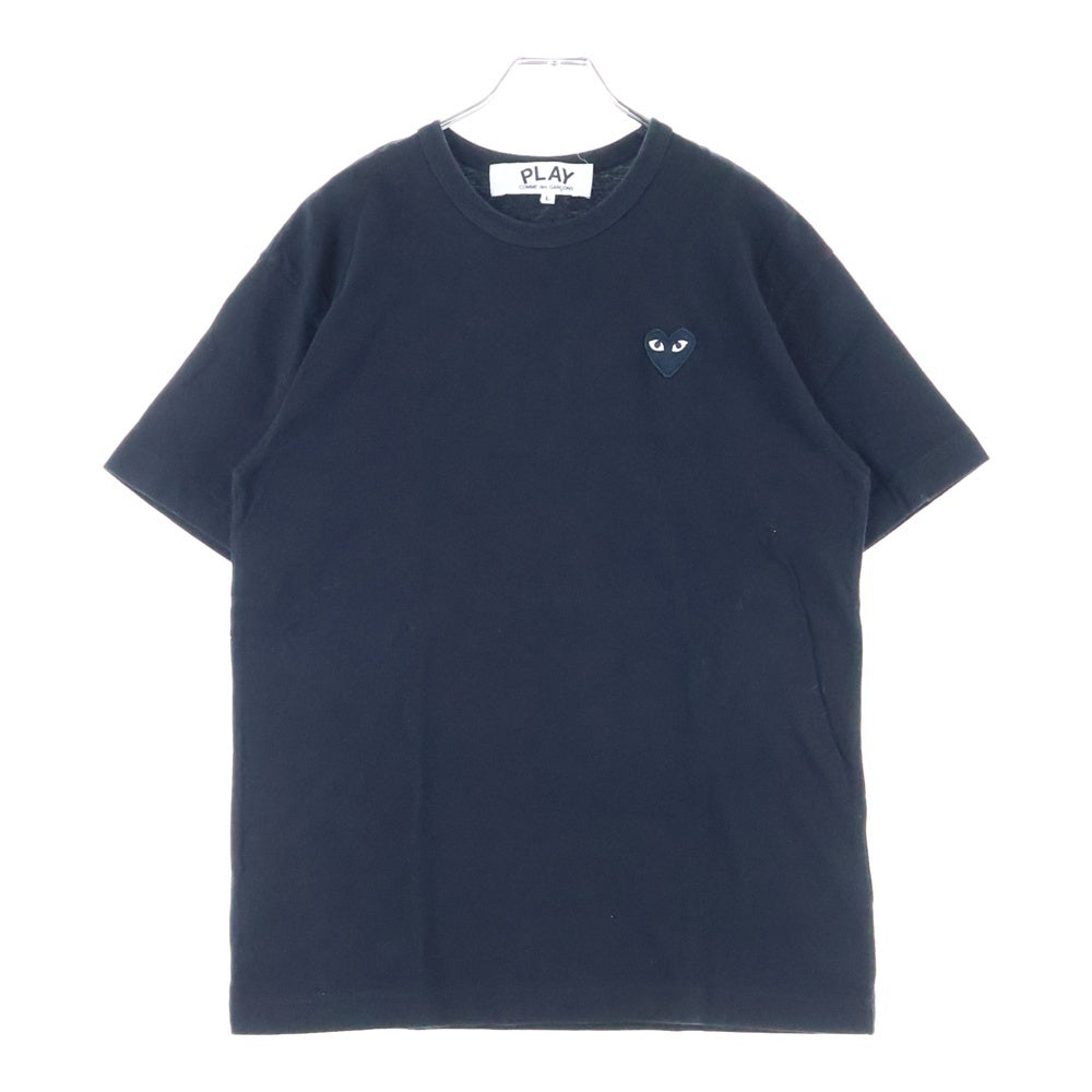 PLAY COMME des GARCONS(プレイコムデギャルソン) ハートロゴ 半袖Tシャツ カットソー AZ-T064 ブラック