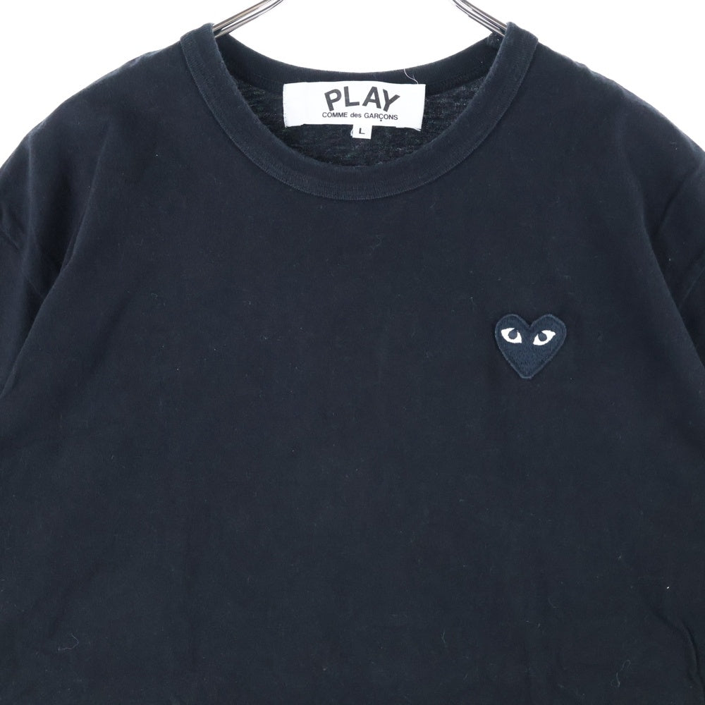 PLAY COMME des GARCONS(プレイコムデギャルソン) ハートロゴ 半袖Tシャツ カットソー AZ-T064 ブラック