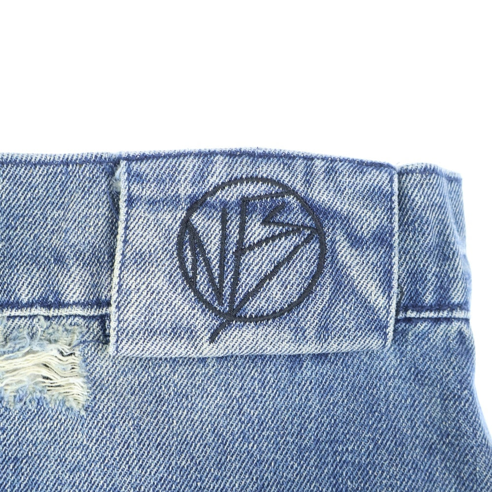 NO/FAITH STUDIOS(ノーフェイスストゥディオス) LAKE USED DUNE DENIM ダメージ加工デニム パンツ インディゴ