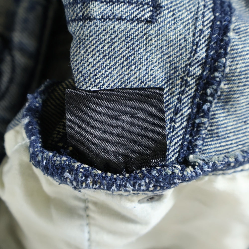 NO/FAITH STUDIOS(ノーフェイスストゥディオス) LAKE USED DUNE DENIM ダメージ加工デニム パンツ インディゴ