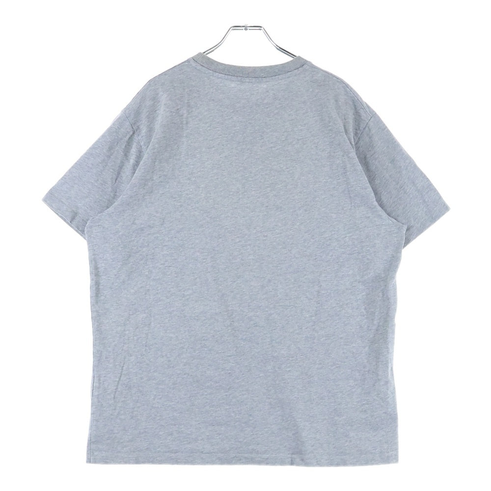 MAISON KITSUNE(メゾンキツネ) BILL REBHOLZ HANDWRITING EASY TEE JM00152KJ0035 フロントロゴ キツネプリント 半袖Tシャツ カットソー グレー