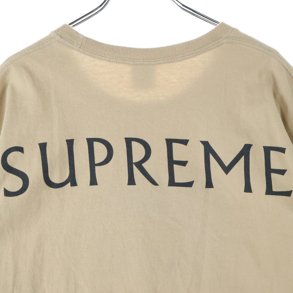 SUPREME(シュプリーム) 25SS Damien Hirst Tee ダミアン ハースト ロゴプリント 半袖Tシャツ カットソー カーキ