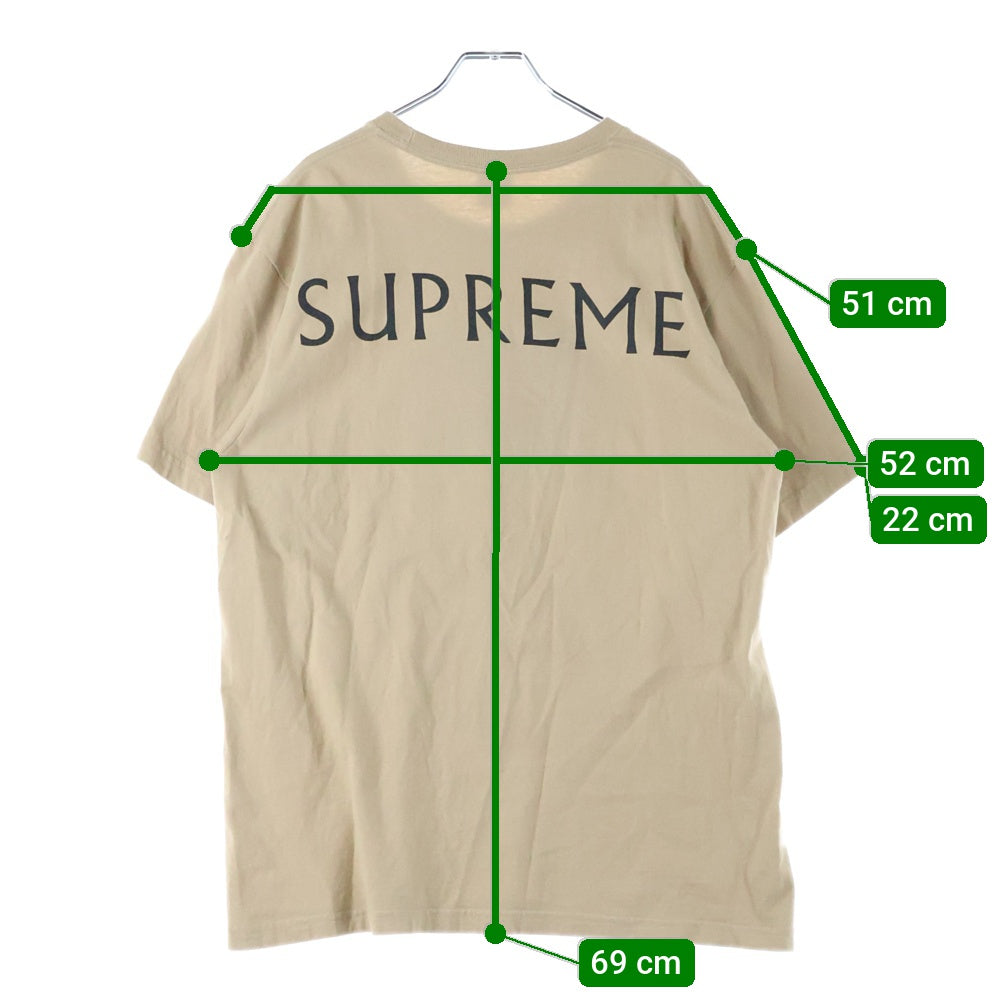 SUPREME(シュプリーム) 25SS Damien Hirst Tee ダミアン ハースト ロゴプリント 半袖Tシャツ カットソー カーキ