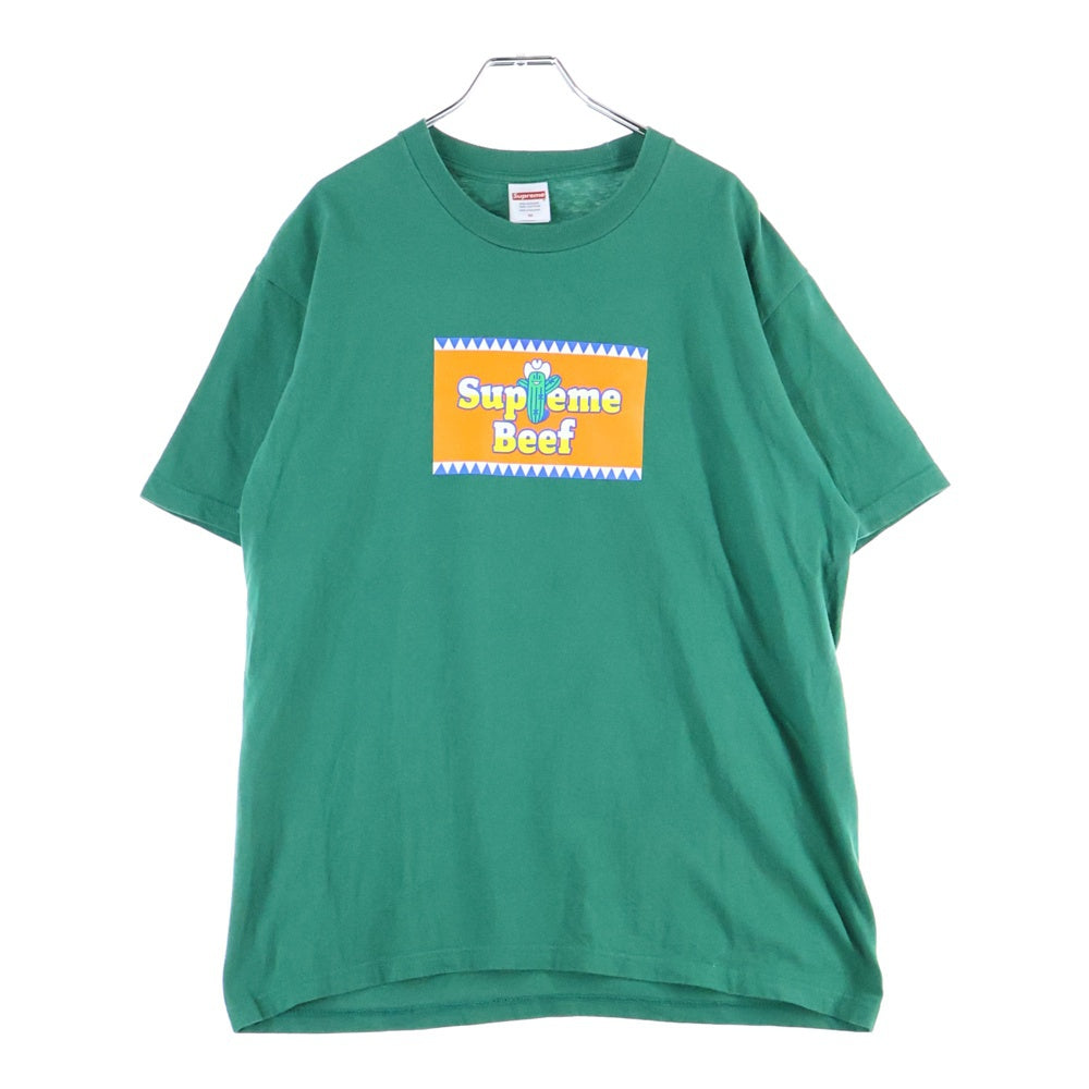 SUPREME(シュプリーム) 25SS Beef Tee ビーフモチーフ 半袖Tシャツ カットソー グリーン