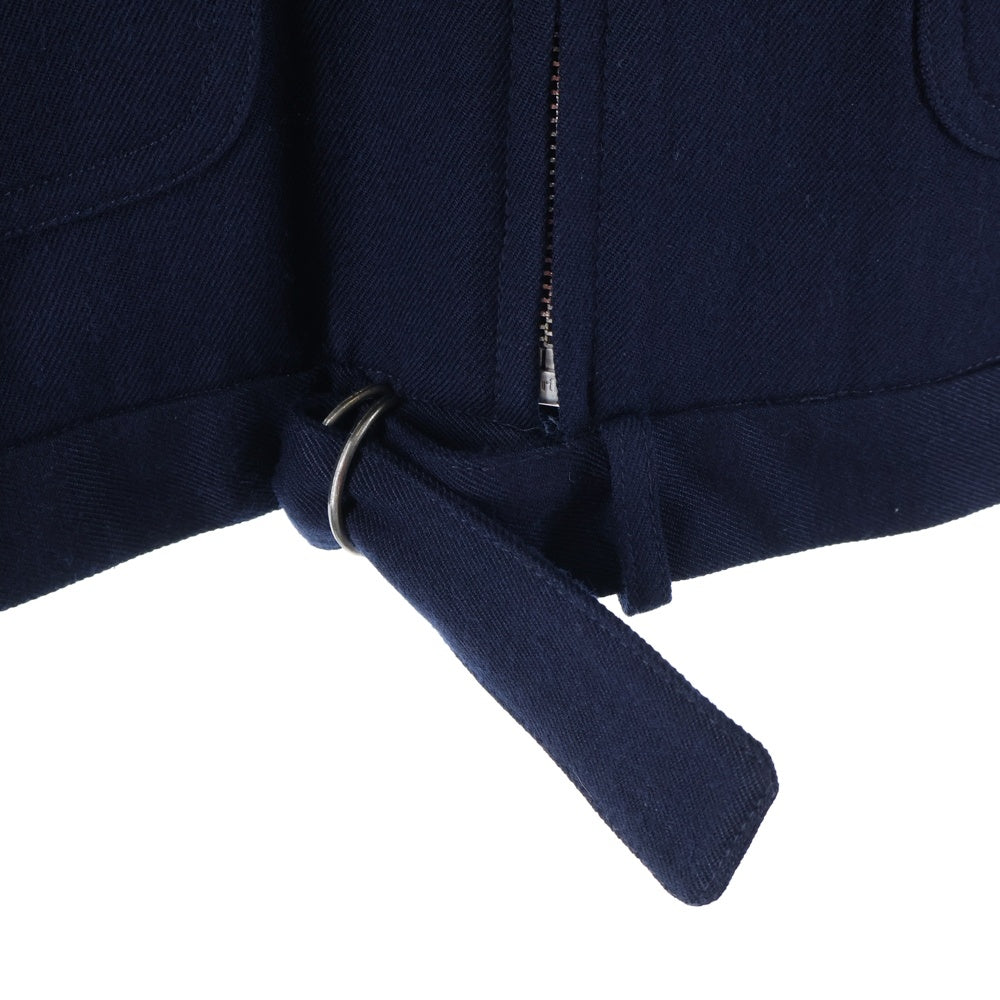 DRIES VAN NOTEN(ドリスヴァンノッテン) 24AW VERONA BIS FUR JACKET ヴェローナビス ファージャケット ウール ネイビー