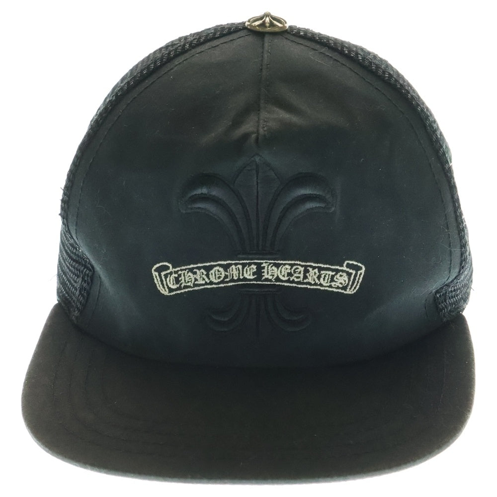 CHROME HEARTS(クロムハーツ) BS FLARE SCROLL LABEL BSフレア スクロールラベル メッシュキャップ 帽子 ブラック