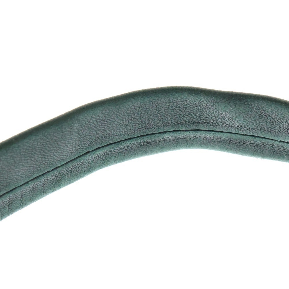 CHROME HEARTS(クロムハーツ) TIE NEK SKNNY LTHR CHプラスモチーフ レザーネクタイ ブラック