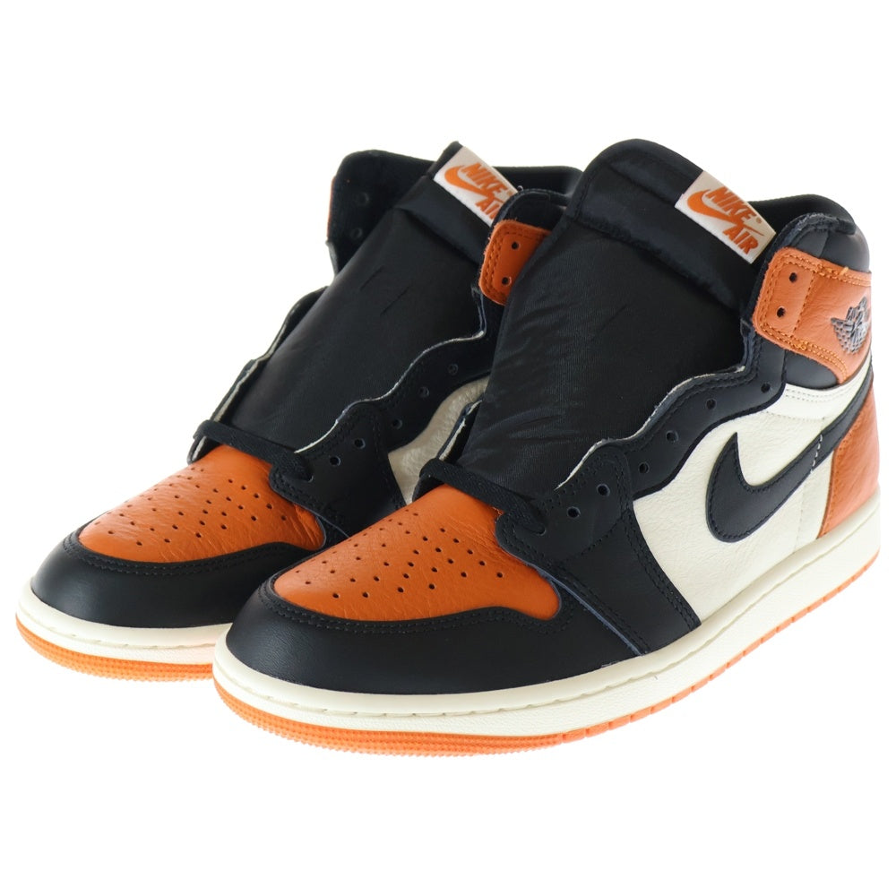 NIKE(ナイキ) AIR JORDAN 1 RETRO HIGH OG Shattered Backboard エアジョーダン1 レトロ シャッタードバックボード ハイカットスニーカー US9.5/27.5cm DZ5485-008