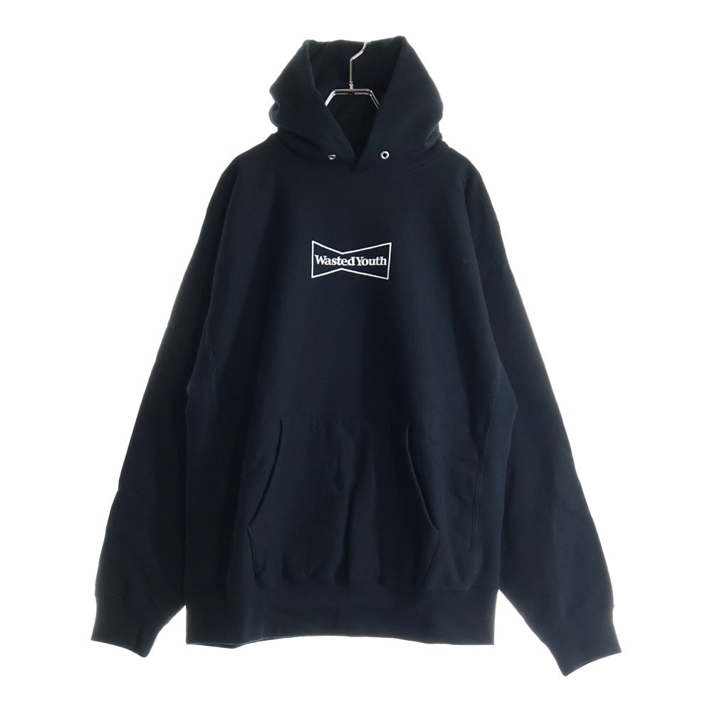 VERDY(ベルディ) ×CENTRAL CEE SYNA WORLD Wasted Youth OTUMO PLAZA Hoodie セントラルシー シナワールド プルオーバー パーカー オツモプラザ ブラック