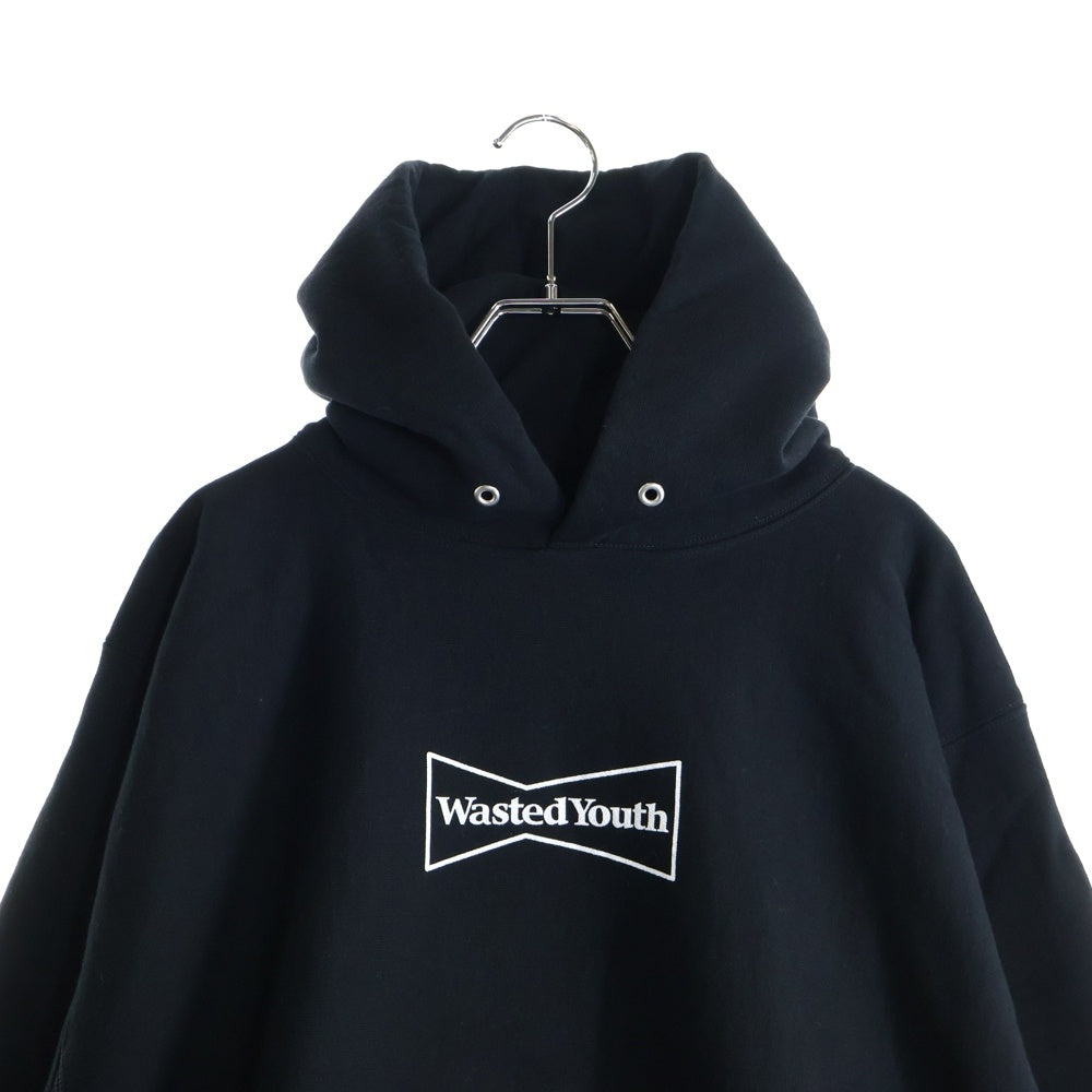VERDY(ベルディ) ×CENTRAL CEE SYNA WORLD Wasted Youth OTUMO PLAZA Hoodie セントラルシー シナワールド プルオーバー パーカー オツモプラザ ブラック