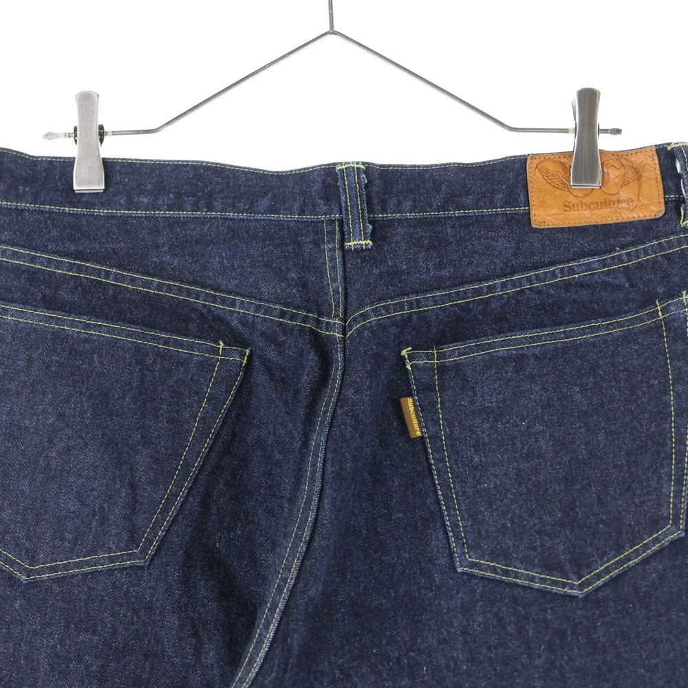 SUBCULTURE(サブカルチャー) DENIM PANTS S01XX SCPT-CL03 ボタンフライ デニム パンツ インディゴ