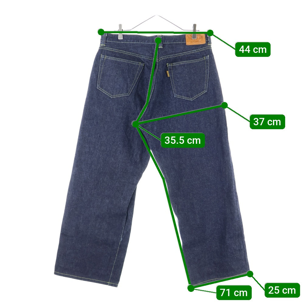SUBCULTURE(サブカルチャー) DENIM PANTS S01XX SCPT-CL03 ボタンフライ デニム パンツ インディゴ