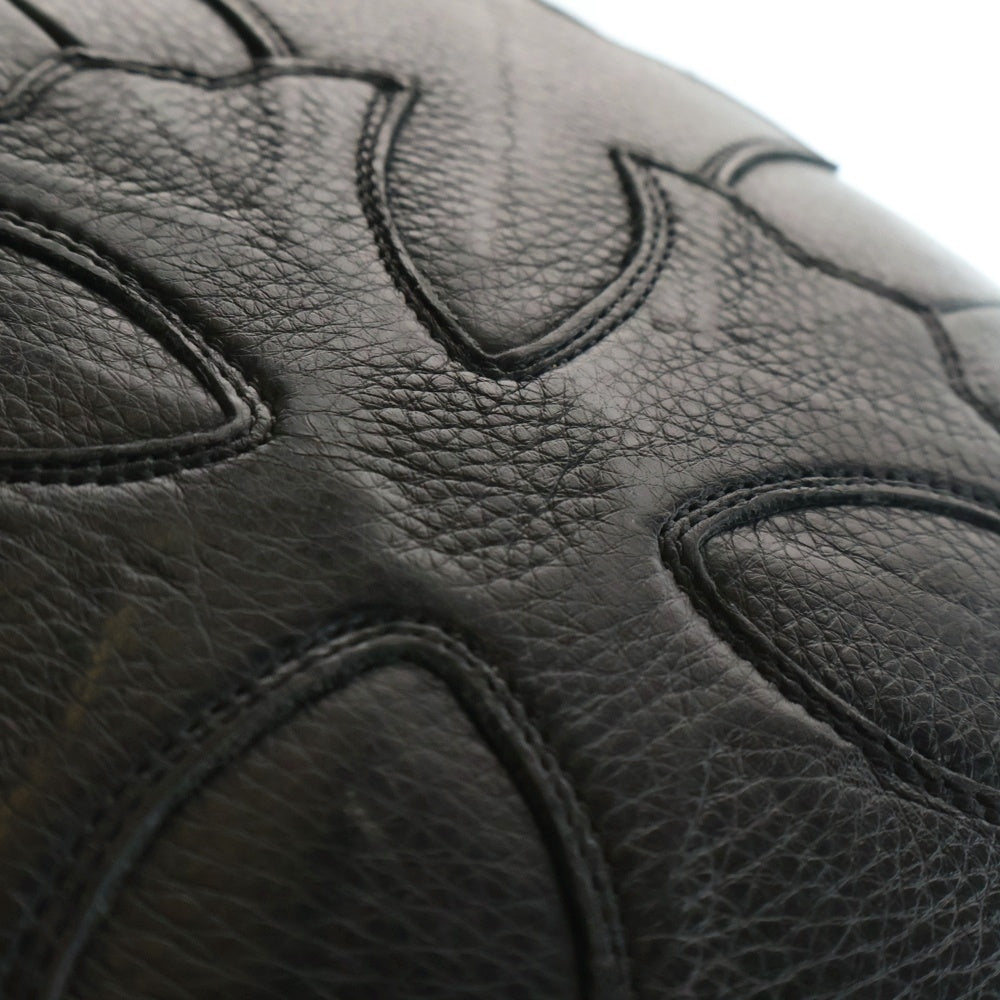 CHROME HEARTS(クロムハーツ) Medicine Ball Smallメディシンボール 小 オールレザー CHプラス クロスパッチ