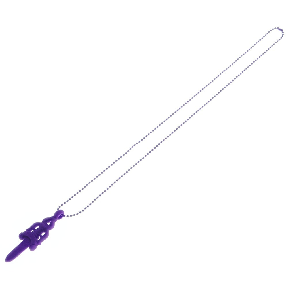 CHROME HEARTS(クロムハーツ) RUBBER LARGE DAGGER ラバーラージダガーラバーネックレス パープル