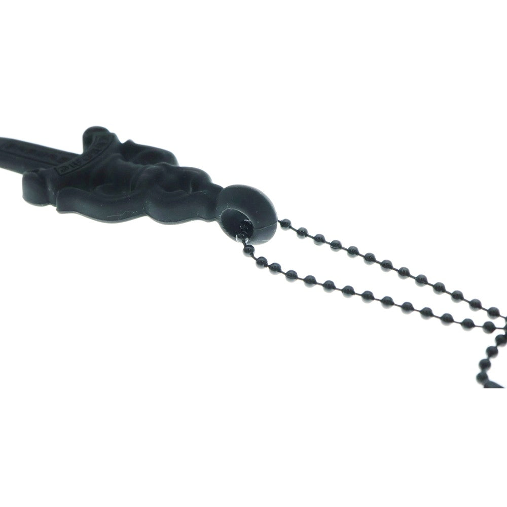 CHROME HEARTS(クロムハーツ) RUBBER LARGE DAGGER ラバーラージダガーラバーネックレス ブラック