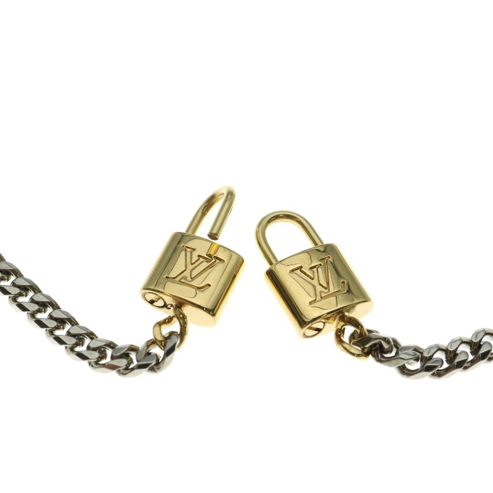 LOUIS VUITTON(ルイヴィトン) 21SS キーロック ロゴデザイン ネックレスチェーン M00347 シルバー