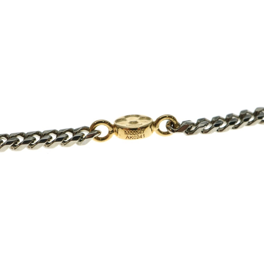 LOUIS VUITTON(ルイヴィトン) 21SS キーロック ロゴデザイン ネックレスチェーン M00347 シルバー