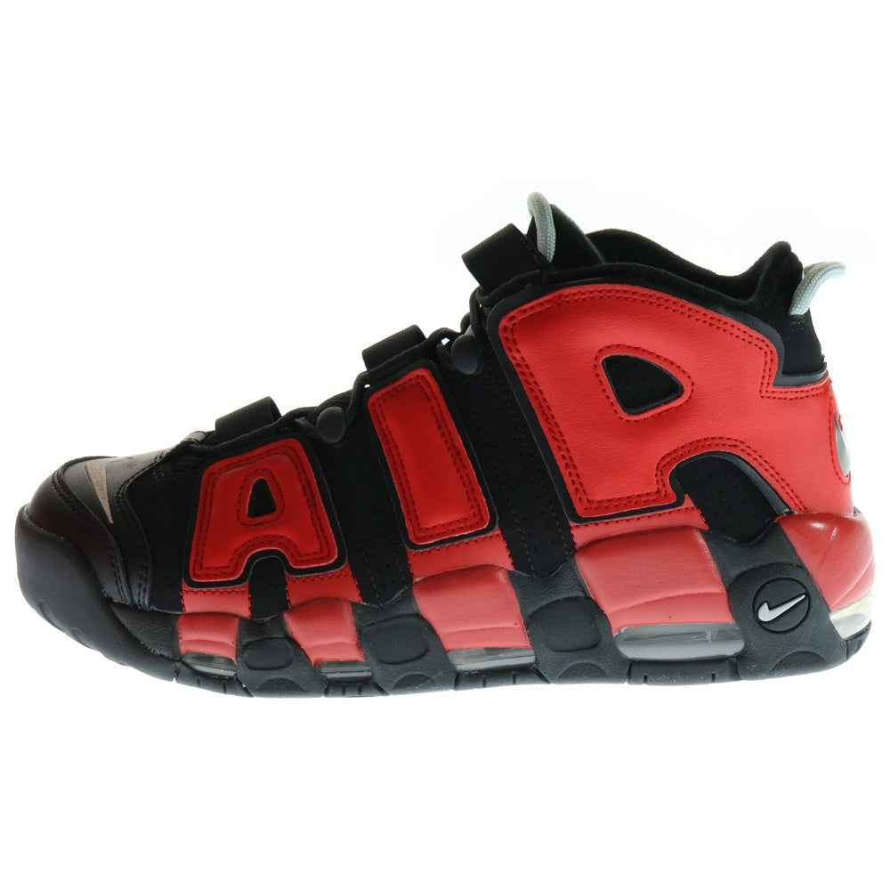 NIKE(ナイキ) AIR MORE UPTEMPO 96 DJ4400-001 エアモアアップテンポ ハイカットスニーカー ブラック/レッド/ネイビー US9.5/27.5cm