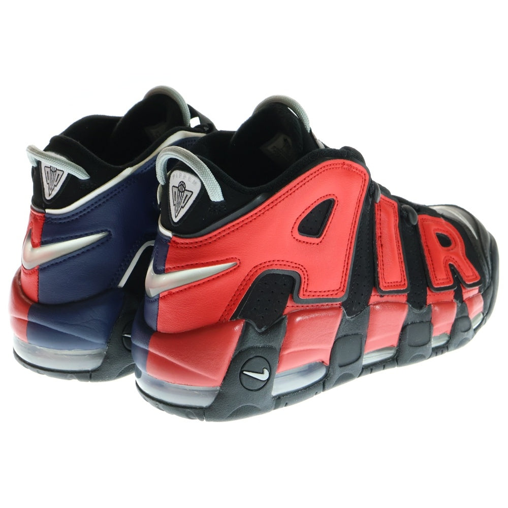 NIKE(ナイキ) AIR MORE UPTEMPO 96 DJ4400-001 エアモアアップテンポ ハイカットスニーカー ブラック/レッド/ネイビー US9.5/27.5cm
