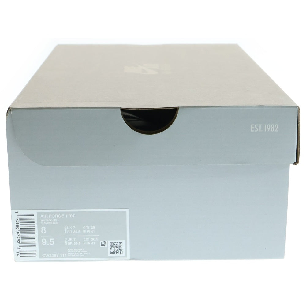 NIKE(ナイキ) Air Force 1 Low 07 White CW2288-111 エアフォースワン ローカットスニーカー ホワイト US8/26.0cm